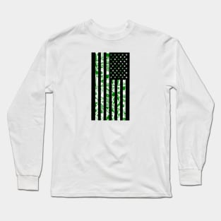 MONEY FLAG Front Long Sleeve T-Shirt